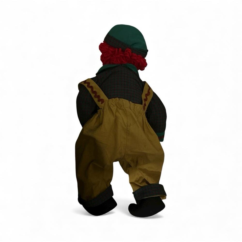 Beverly Stoehr Raggedy Andy Elf Doll Signed Stamped 2003 Porcelain 23" Amputee - Picture 4 of 16